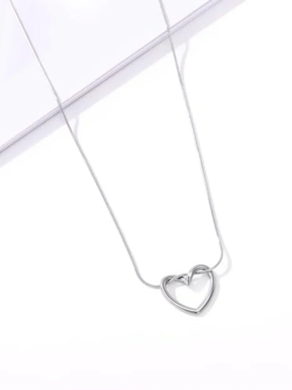 BRAND NEW Heart Pendant Necklace Stainless Steel